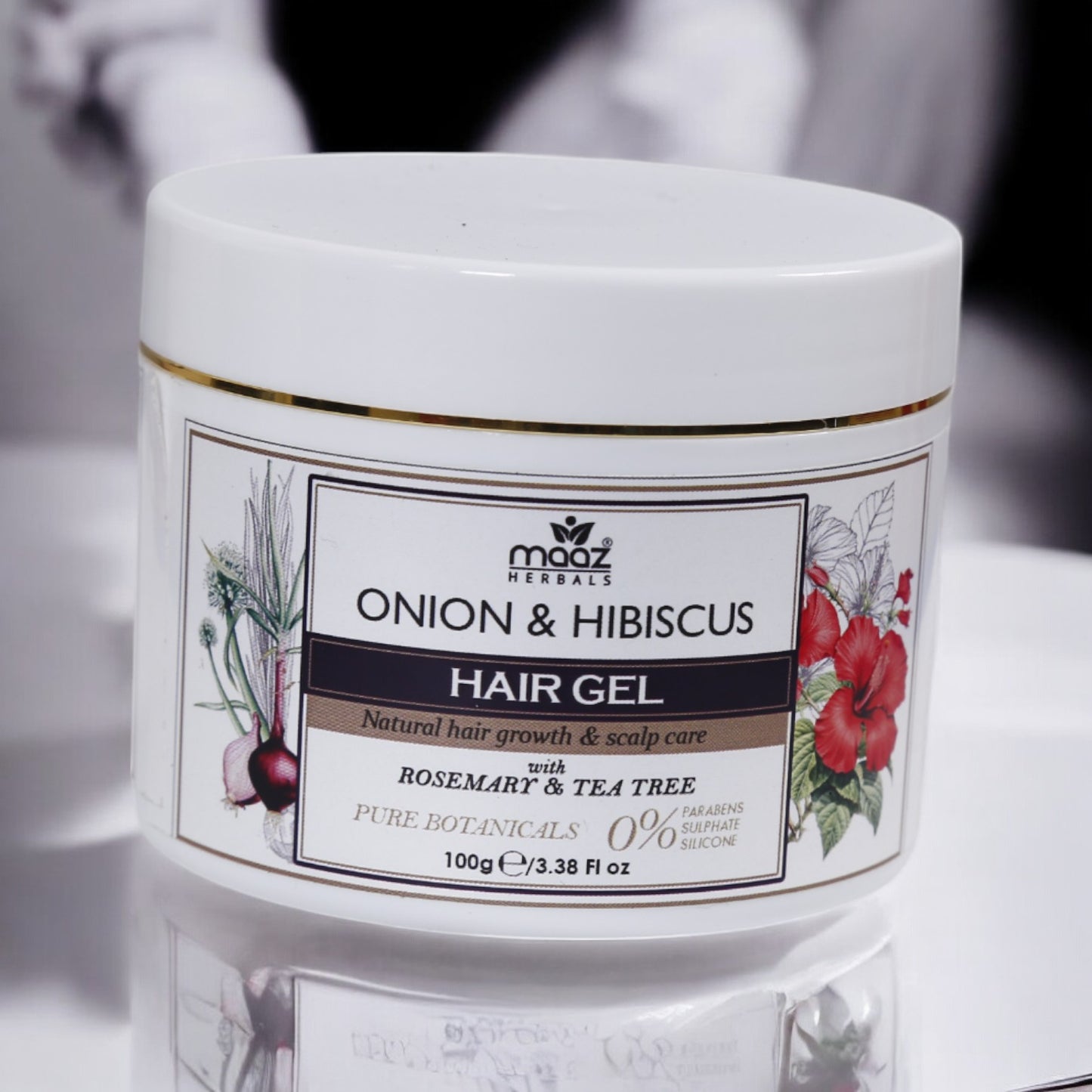 Onion and Hibiscus Hair Gel